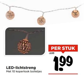 Aanbiedingen Led-lichtstreng - Huismerk Vomar - Geldig van 05/11/2017 tot 11/11/2017 bij Vomar