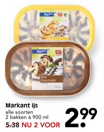 Aanbiedingen Markant ijs - Markant - Geldig van 05/11/2017 tot 11/11/2017 bij Em-té