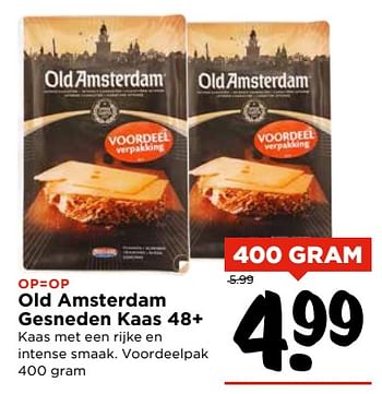 Aanbiedingen Old amsterdam gesneden kaas 48+ - Old Amsterdam - Geldig van 05/11/2017 tot 11/11/2017 bij Vomar