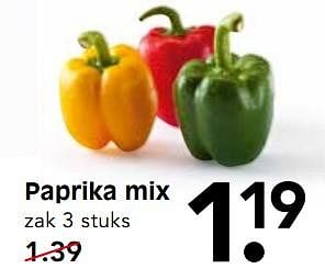 Aanbiedingen Paprika mix - Huismerk - Em-té - Geldig van 05/11/2017 tot 11/11/2017 bij Em-té