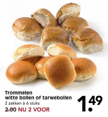 Aanbiedingen Trommelen witte bollen of tarwebollen - Trommelen - Geldig van 05/11/2017 tot 11/11/2017 bij Em-té