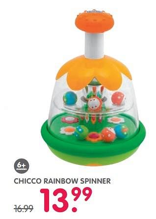 Aanbiedingen Chicco rainbow spinner - Chicco - Geldig van 31/10/2017 tot 27/11/2017 bij Prenatal