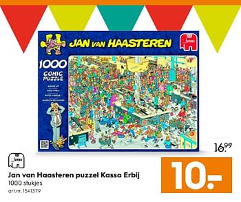 Aanbiedingen Jan van haasteren puzzel kassa erbij - Jumbo - Geldig van 28/10/2017 tot 11/11/2017 bij Blokker