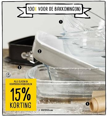 Aanbiedingen Bakpapier - Huismerk - Xenos - Geldig van 30/10/2017 tot 12/11/2017 bij Xenos