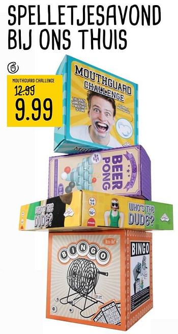 Aanbiedingen Mouthguard challenge - Identity Games - Geldig van 30/10/2017 tot 12/11/2017 bij Xenos