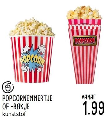 Aanbiedingen Popcornemmertje of -bakje - Huismerk - Xenos - Geldig van 30/10/2017 tot 12/11/2017 bij Xenos