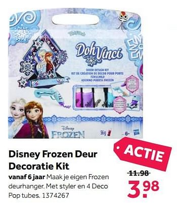 Aanbiedingen Disney frozen deur decoratie kit - Disney - Geldig van 30/10/2017 tot 12/11/2017 bij Intertoys