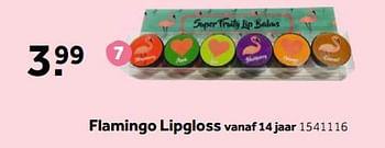 Aanbiedingen Flamingo lipgloss - Huismerk - Intertoys - Geldig van 30/10/2017 tot 12/11/2017 bij Intertoys