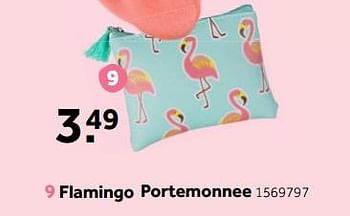 Aanbiedingen Flamingo portemonnee - Huismerk - Intertoys - Geldig van 30/10/2017 tot 12/11/2017 bij Intertoys
