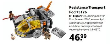 Aanbiedingen Resistance transport pod - Huismerk - Intertoys - Geldig van 30/10/2017 tot 12/11/2017 bij Intertoys