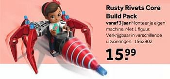 Aanbiedingen Rusty rivets core build pack - Rusty Rivets - Geldig van 30/10/2017 tot 12/11/2017 bij Intertoys