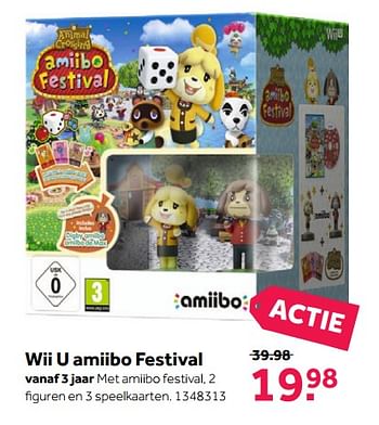 Aanbiedingen Wii u amiibo festival - Nintendo - Geldig van 30/10/2017 tot 12/11/2017 bij Intertoys