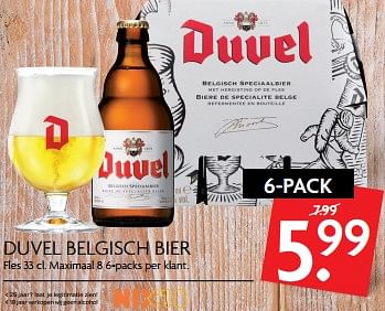 Aanbiedingen Duvel belgisch bier - Duvel - Geldig van 05/11/2017 tot 11/11/2017 bij Deka Markt