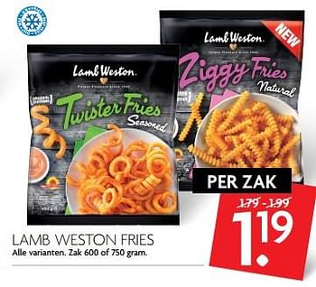 Aanbiedingen Lamb weston fries - Lambweston - Geldig van 05/11/2017 tot 11/11/2017 bij Deka Markt