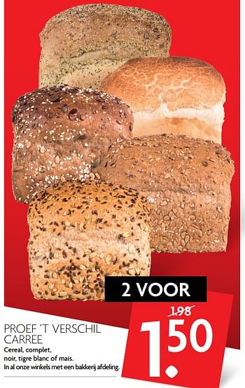 Aanbiedingen Proef `t verschil carree - Huismerk - Deka Markt - Geldig van 05/11/2017 tot 11/11/2017 bij Deka Markt