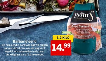 Aanbiedingen Barbarie eend - Huismerk - Lidl - Geldig van 05/11/2017 tot 31/12/2017 bij Lidl