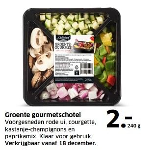 Aanbiedingen Groente gourmetschotel - Delicieux - Geldig van 05/11/2017 tot 31/12/2017 bij Lidl