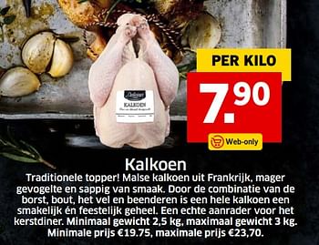 Aanbiedingen Kalkoen - Delicieux - Geldig van 05/11/2017 tot 31/12/2017 bij Lidl