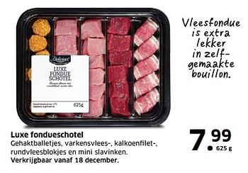 Aanbiedingen Luxe fondueschotel - Delicieux - Geldig van 05/11/2017 tot 31/12/2017 bij Lidl