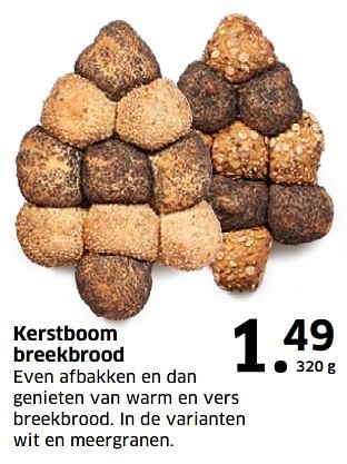 Aanbiedingen Kerstboom breekbrood - Huismerk - Lidl - Geldig van 05/11/2017 tot 31/12/2017 bij Lidl