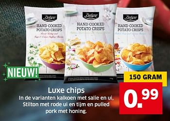Aanbiedingen Luxe chips - Deluxe - Geldig van 05/11/2017 tot 31/12/2017 bij Lidl