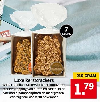 Aanbiedingen Luxe kerstcrackers - Huismerk - Lidl - Geldig van 05/11/2017 tot 31/12/2017 bij Lidl
