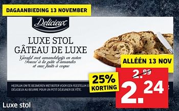 Aanbiedingen Luxe stol - Delicieux - Geldig van 05/11/2017 tot 31/12/2017 bij Lidl