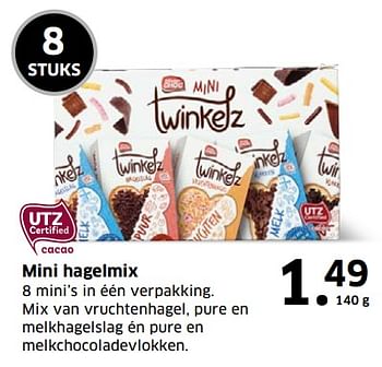 Aanbiedingen Mini hagelmix - Huismerk - Lidl - Geldig van 05/11/2017 tot 31/12/2017 bij Lidl