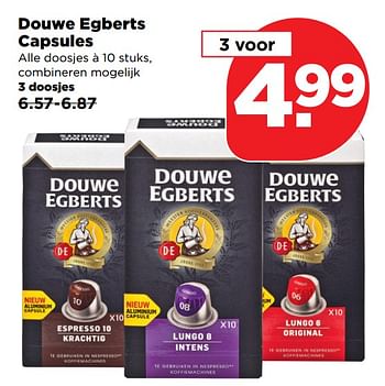 Aanbiedingen Douwe egberts capsules - Douwe Egberts - Geldig van 04/11/2017 tot 11/11/2017 bij Plus