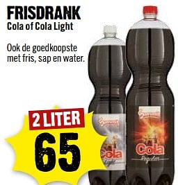 Aanbiedingen Frisdrank cola of cola light - Huismerk - Dirk III - Geldig van 05/11/2017 tot 11/11/2017 bij Dirk III