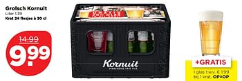 Aanbiedingen Grolsch kornuit - Grolsch - Geldig van 04/11/2017 tot 11/11/2017 bij Plus