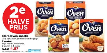 Aanbiedingen Mora oven snacks - Mora - Geldig van 04/11/2017 tot 11/11/2017 bij Plus