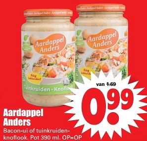 Aanbiedingen Aardappel anders bacon-ui of tuinkruidenknoflook - aardappelanders - Geldig van 05/11/2017 tot 11/11/2017 bij Lekker Doen