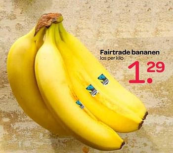 Aanbiedingen Fairtrade bananen - Fair Trade - Geldig van 02/11/2017 tot 15/11/2017 bij Spar