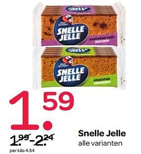 Aanbiedingen Snelle jelle - Snelle Jelle - Geldig van 02/11/2017 tot 15/11/2017 bij Spar