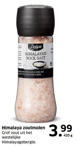 Aanbiedingen Himalaya zoutmolen grof zout uit het westelijke himalayagebergte - Deluxe - Geldig van 05/11/2017 tot 31/12/2017 bij Lidl