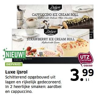 Aanbiedingen Luxe ijsrol - Deluxe - Geldig van 05/11/2017 tot 31/12/2017 bij Lidl