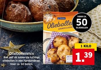 Aanbiedingen Oliebollenmix bak zelf de lekkerste luchtige oliebollen in een handomdraai - Belbake - Geldig van 05/11/2017 tot 31/12/2017 bij Lidl