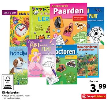 Aanbiedingen Kinderboeken - Huismerk - Lidl - Geldig van 06/11/2017 tot 12/11/2017 bij Lidl