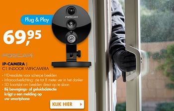 Aanbiedingen Foscam ip-camera c1 indoor wifi-camera - Foscam - Geldig van 06/11/2017 tot 12/11/2017 bij Expert