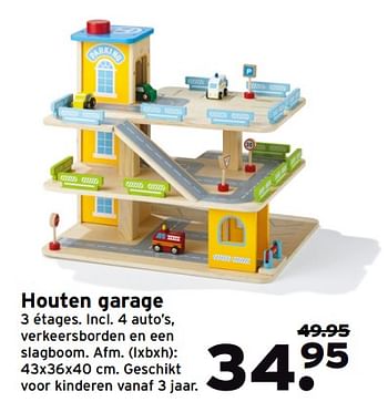 Aanbiedingen Houten garage - Huismerk - Gamma - Geldig van 06/11/2017 tot 19/11/2017 bij Gamma