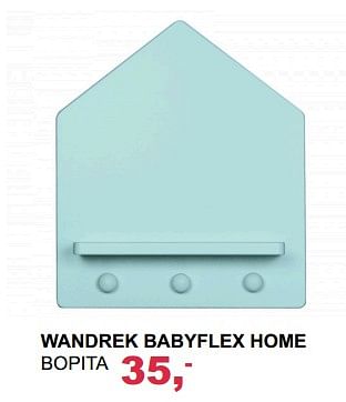 Aanbiedingen Wandrek babyflex home bopita - Bopita - Geldig van 05/11/2017 tot 02/12/2017 bij Baby & Tiener Megastore