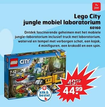 Aanbiedingen Lego city jungle mobiel laboratorium - Lego - Geldig van 05/11/2017 tot 31/12/2017 bij Trekpleister