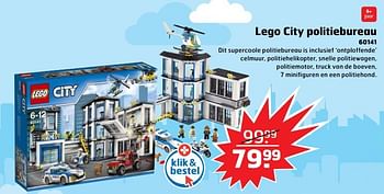 Aanbiedingen Lego city politiebureau - Lego - Geldig van 05/11/2017 tot 31/12/2017 bij Trekpleister