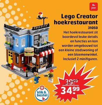 Aanbiedingen Lego creator hoekrestaurant - Lego - Geldig van 05/11/2017 tot 31/12/2017 bij Trekpleister
