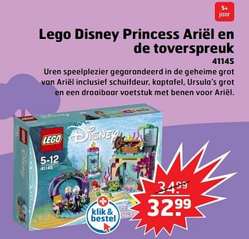 Aanbiedingen Lego disney princess ariël en de toverspreuk - Lego - Geldig van 05/11/2017 tot 31/12/2017 bij Trekpleister