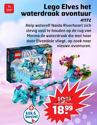 Aanbiedingen Lego elves het waterdraak avontuur - Lego - Geldig van 05/11/2017 tot 31/12/2017 bij Trekpleister