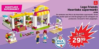 Aanbiedingen Lego friends heartlake supermarkt - Lego - Geldig van 05/11/2017 tot 31/12/2017 bij Trekpleister