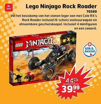 Aanbiedingen Lego ninjago rock roader - Lego - Geldig van 05/11/2017 tot 31/12/2017 bij Trekpleister