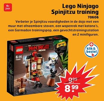 Aanbiedingen Lego ninjago spinjitzu training - Lego - Geldig van 05/11/2017 tot 31/12/2017 bij Trekpleister